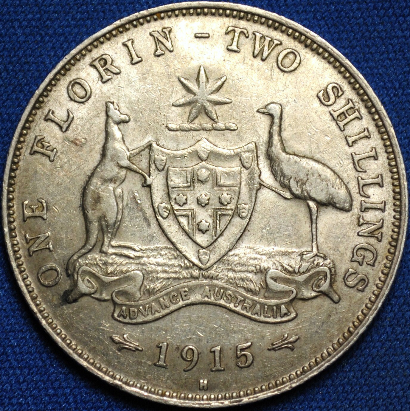 1915h Australian florin reverse