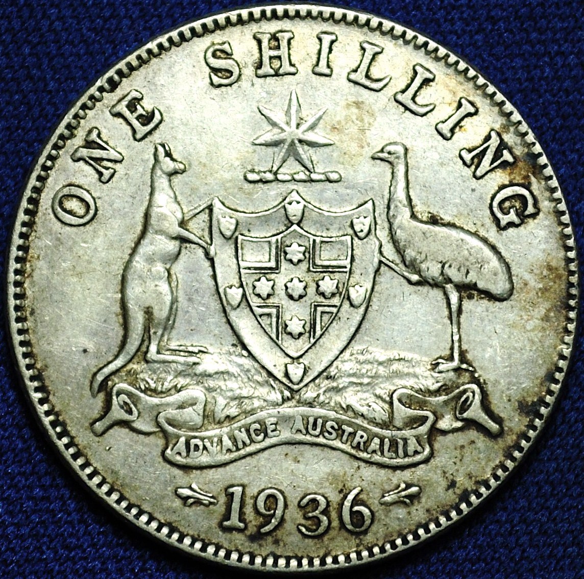 1936 Australian shilling reverse