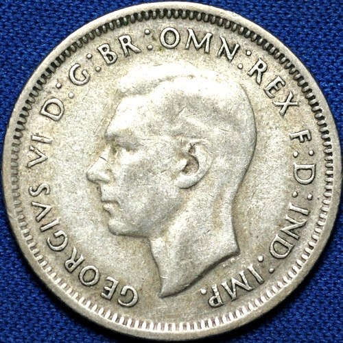 1948 Australian shilling obverse