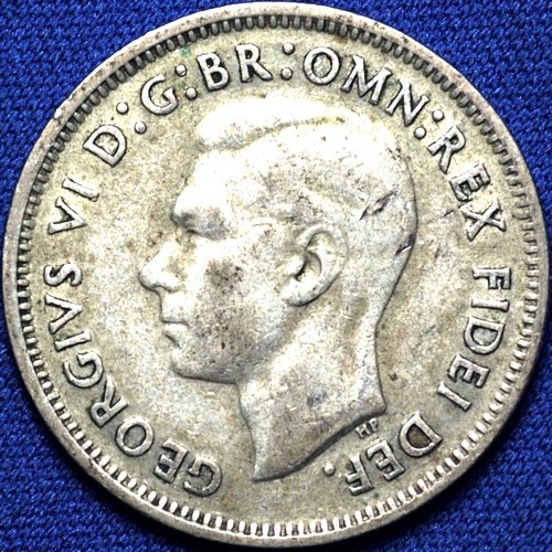 1952 Australian shilling obverse