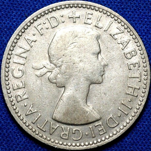 1956 Australian shilling obverse