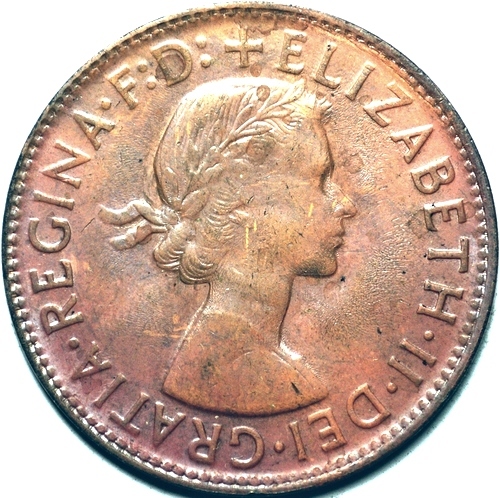 1962 Y. Australian penny
