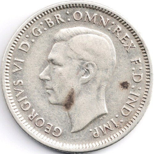 1943 s Australian shilling obverse
