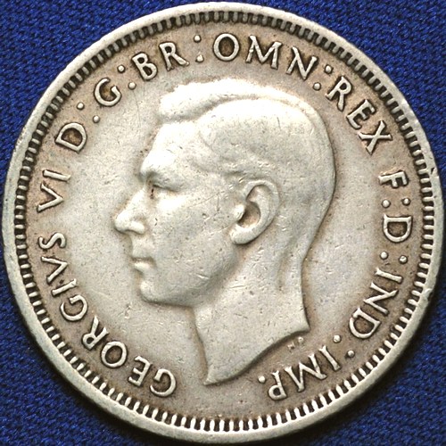 1942 (m) Australian shilling obverse