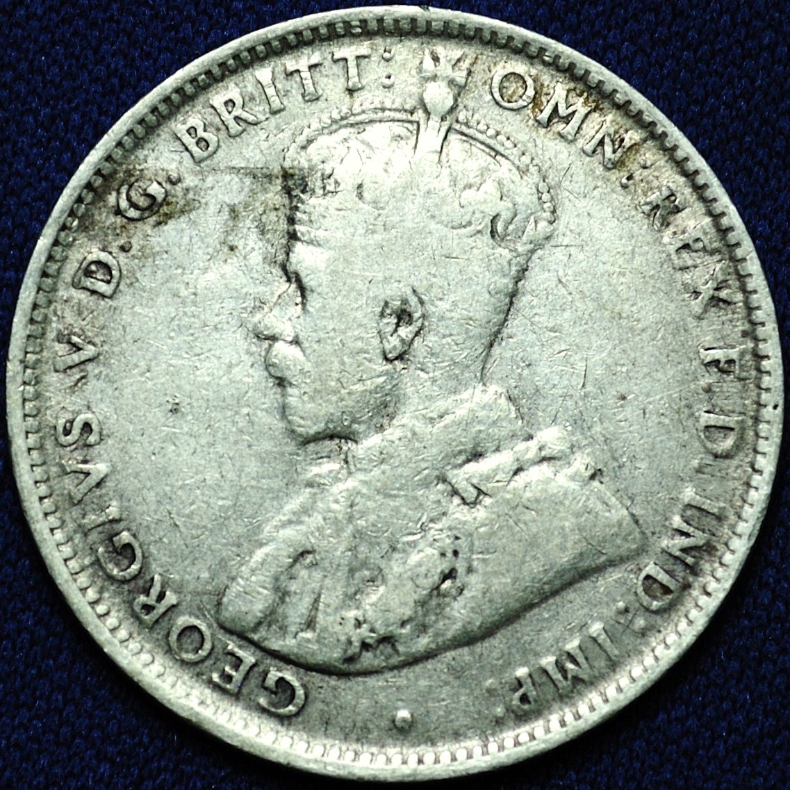1915 Australian shilling obverse